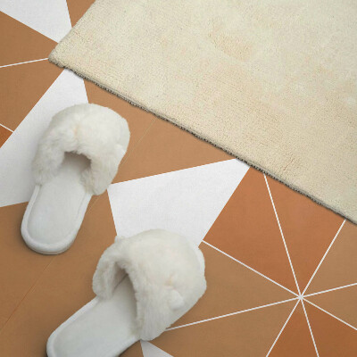 Téglalap alakú falpanel Absztrakt geometria színekben