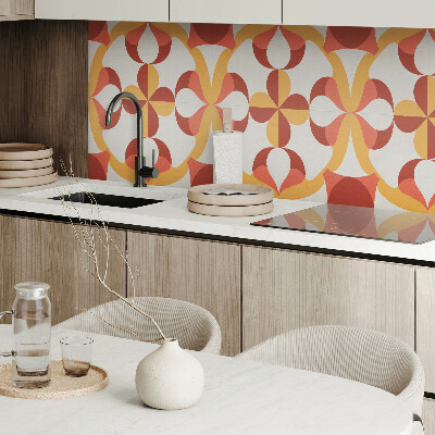 Téglalap alakú öntapadó falburkolat Modern geometrikus motívum