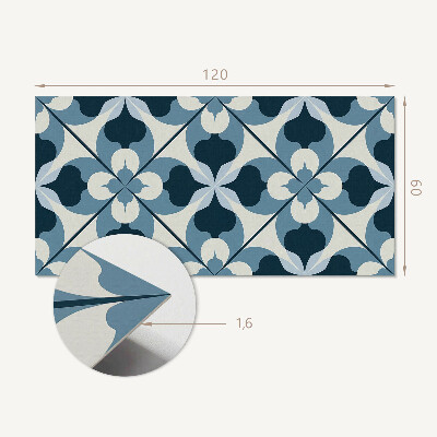 Téglalap alakú falpanel Absztrakt geometria modern stílusban