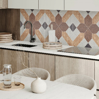 Téglalap alakú falpanel Geometria modern változatban