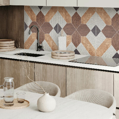 Téglalap alakú falpanel Geometria modern változatban