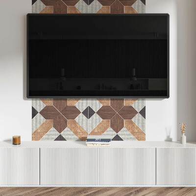 Téglalap alakú falpanel Geometria modern változatban