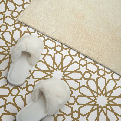 Téglalap alakú pvc falburkolat Geometriai minta csillagokkal