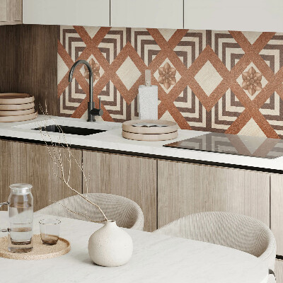 Téglalap alakú pvc falburkolat Geometriai inspirációk modern stílusban