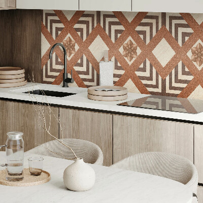 Téglalap alakú pvc falburkolat Geometriai inspirációk modern stílusban