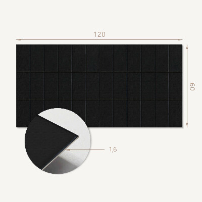 Téglalap alakú pvc falburkolat Geometrikus téglalap alakú motívum