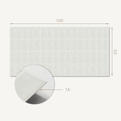 Téglalap alakú pvc falburkolat Téglalap alakú rendszerek geometriája