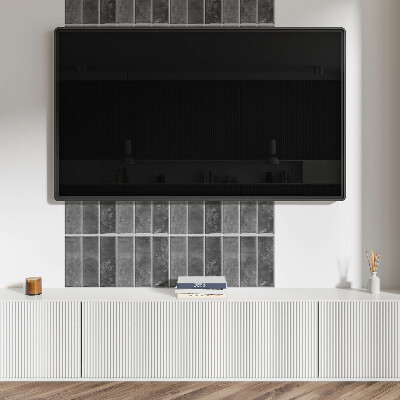 Téglalap alakú pvc falburkolat Modern geometrikus minta