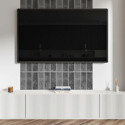 Téglalap alakú pvc falburkolat Modern geometrikus minta