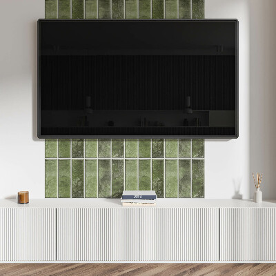 Téglalap alakú pvc falburkolat Geometrikus csempe minta