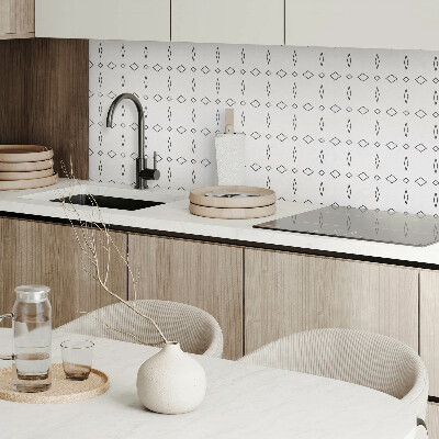 Négyzet alakú pvc falpanel Geometrikus rombuszok modern kivitelben