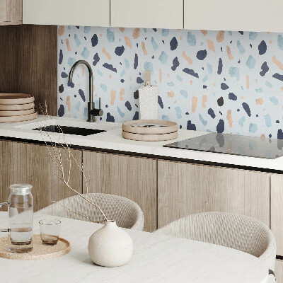 Négyzet alakú falpanel Modern design kövek