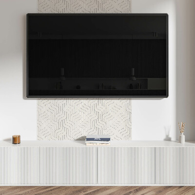 Négyzet alakú pvc falpanel Geometriai minta
