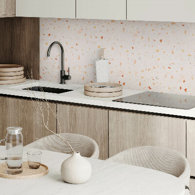 Négyzet alakú pvc falpanel Stílusos Terrazzo dizájn