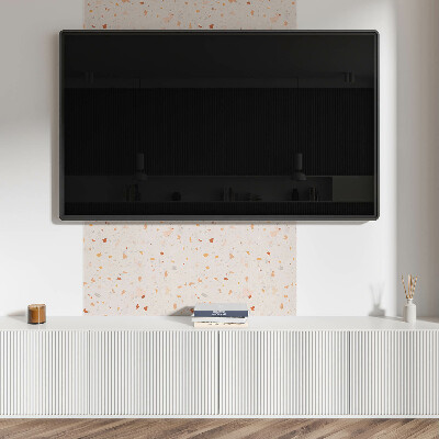Négyzet alakú pvc falpanel Stílusos Terrazzo dizájn