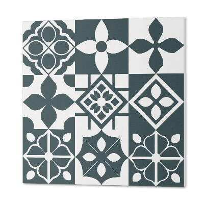 Négyzet alakú pvc falpanel Geometriai formák a csempéken