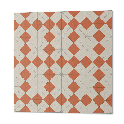 Négyzet alakú falpanel Rombuszok geometriája rácsban