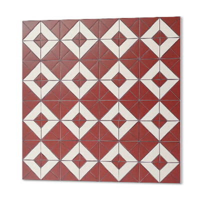 Négyzet alakú falpanel Geometriai minták harmóniában
