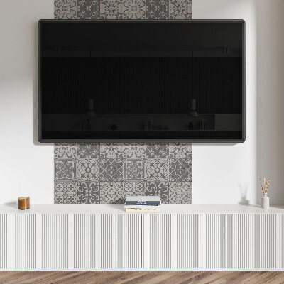 Négyzet alakú pvc falpanel 3D 3x3 csempe minták