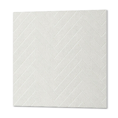 Négyzet alakú pvc falpanel Halszálka ihlette design