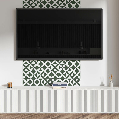 Négyzet alakú pvc falpanel Geometrikus sakktábla modern stílusban