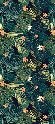 Ablak roló Trópusi levelek és virágok