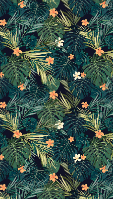 Ablak roló Trópusi levelek és virágok
