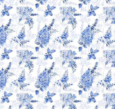 Ablak roló Kék virágok