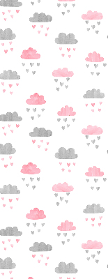 Sötétítő roló ablakra Rózsaszín és szürke felhők