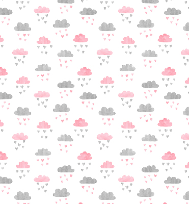 Sötétítő roló ablakra Rózsaszín és szürke felhők