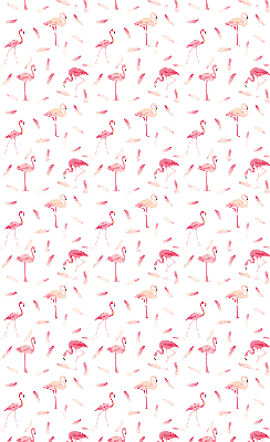 Ablak roló Flamingos és tollak