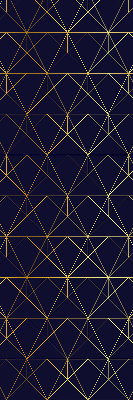 Ablak roló Háromszögekbe kapcsolt sárga vonalak