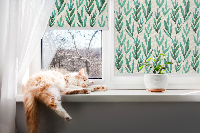 Roló ablakra Növények