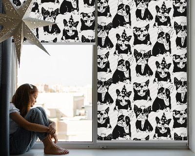 Árnyékoló ablakra Rajzol kutyákat