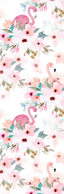 Fényzáró roló Flamingo a virágok között