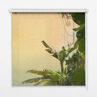 Árnyékoló ablakra Növényi keret