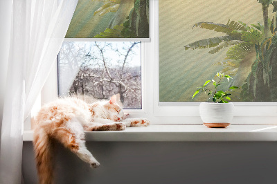 Árnyékoló ablakra Növényi keret