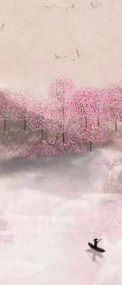 Roló függöny Kerti cseresznye virág