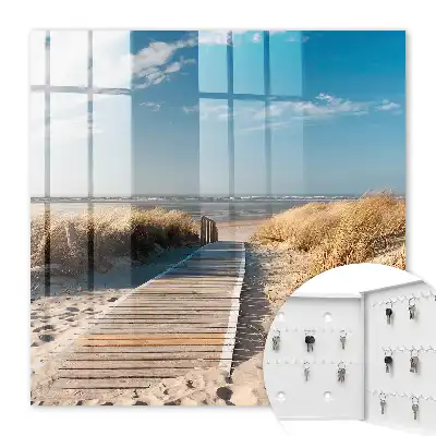 Kulcsdoboz Csendes strand dűnékkel