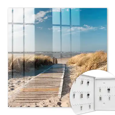 Kulcsdoboz Csendes strand dűnékkel