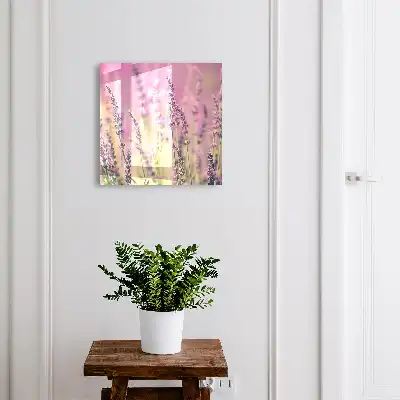Kulcstároló doboz Egy lila kert egy nyári napon