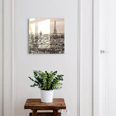 Kulcstároló doboz Városi elegancia az Eiffel-toronnyal