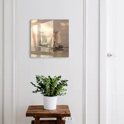 Kulcstartó szekrény Tengeri vitorláshajók színei