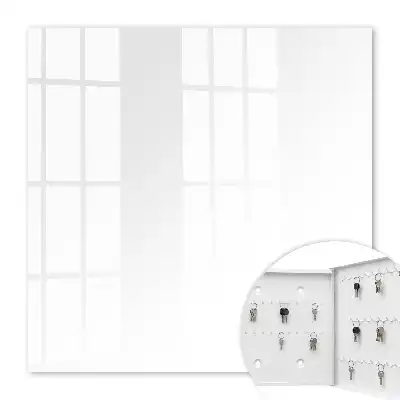 Kulcstartó szekrény Fehér minimalista fehér