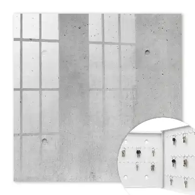 Kulcstartó szekrény Nyers beton minimalista szürkék
