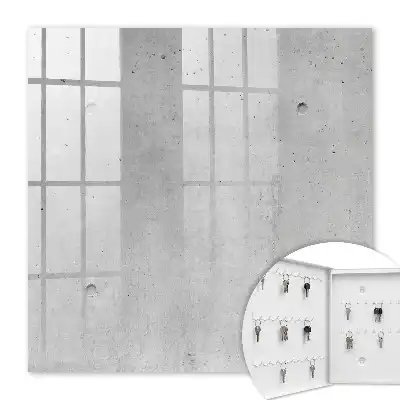 Kulcstartó szekrény Nyers beton minimalista szürkék