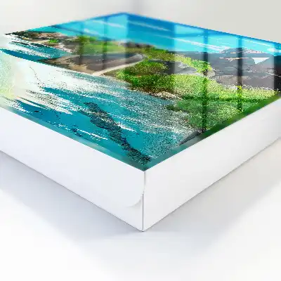 Kulcstartó szekrény Buja zöld növényzetű trópusi strand