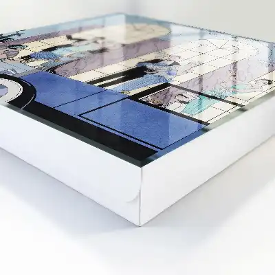 Kulcsdoboz Kék elegancia stílusú parti