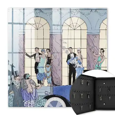 Kulcsdoboz Kék elegancia stílusú parti