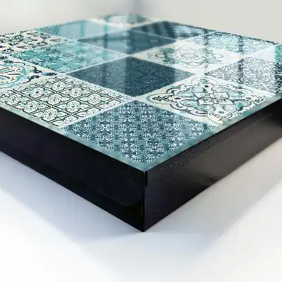 Kulcsdoboz Retro mozaik geometrikus mintákkal